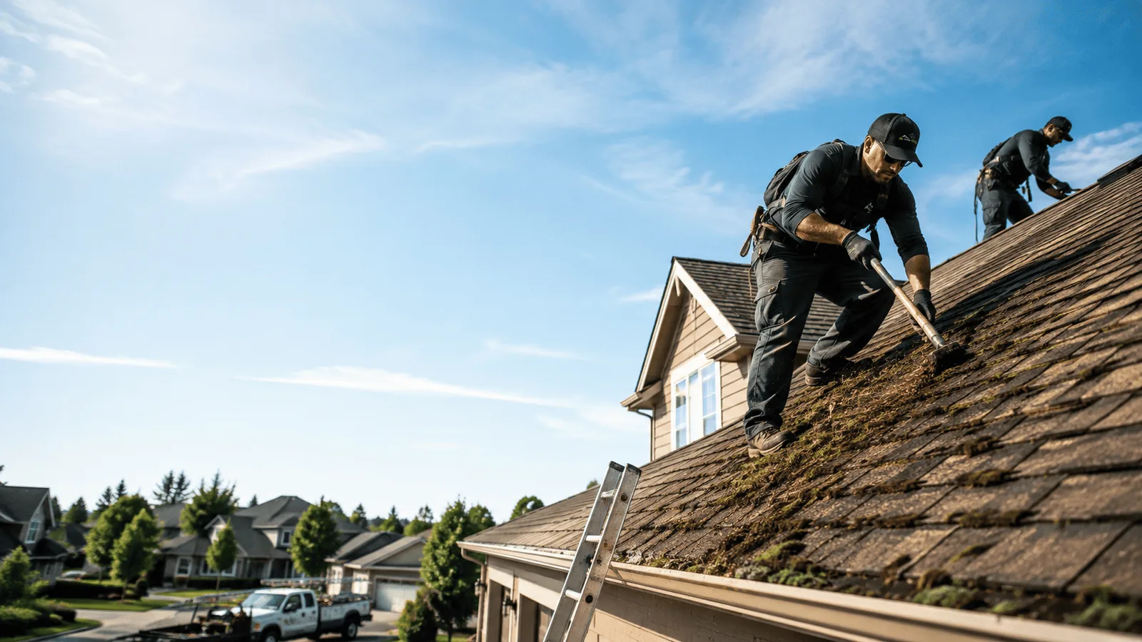 Roof Moss Removal in Midlothian, MD near me